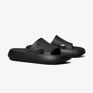 Tory Burch Black Slide Sandals